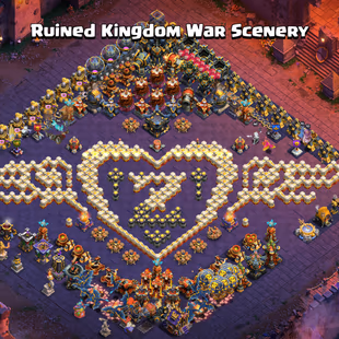  TH 17 !! ( Legendary Scenery ) ! TH16 Max Walls ! Heroes K-95 AQ-99 MP-80 GW-70 RC-46 ! Namechange 1000 ! 4 Epics - Image 5