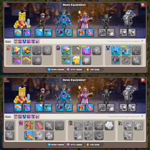 FULLY MAX TH-12! XP-146! EPIC FROZEN ARROW! HEROES:-65-65-40-40! NOTHING LEFT IN THE BASE FOR UPGRADE! FAST DELIVERY - Image 5