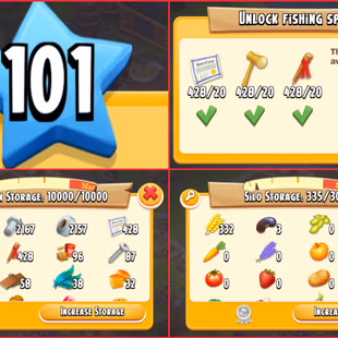 🎯LVL 101 HAY DAY ACCOUNT | 10K BARN MAX 💯 SILO 3050 | 975 DIAMONDS  | 9.8M COINS  | INSTANT DELIVERY - Image 5