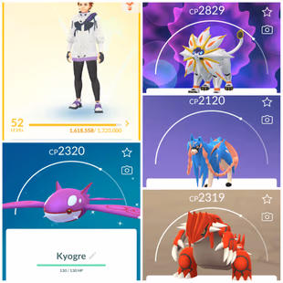 Lvl 50+ [Shiny Kyogre] | 41 Legendary | Solgaleo | Lunala | Zacian | Groudon | Kyogre | Regidrago | Instinct | 943 - Image 2