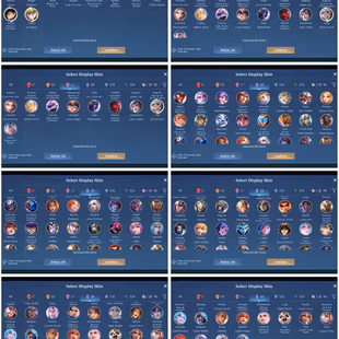 [IOS/ANDROID] CEL LVL 86 | 132 HEROES | 468 SKINS | MEGA 5 | 2 LEGEND - LING COLLECTOR - JJK JULIAN - HXH KURAPIKA - SV - Image 4