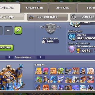 RR💥TH 18 [ FULL MAX ] DEFENCE💥HERO 105/105/80/80/55 | 9 EPIC MAX 642 STARRY ORE | 2 HELPER MAX | 3438 WARSTAR | XP-250 - Image 7