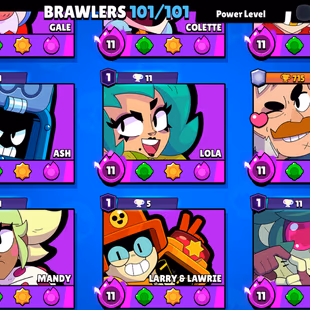 301-GEM | 100.2K TROPHY-490X SKINS | NC AVAILABLE | 101/101 BRAWLER | 98X MAX | 78X HYPER | 3v3 WINS | LOTS OF RARE SKIN - Image 8