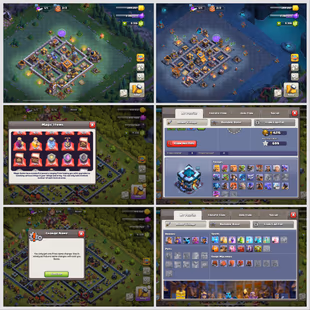 COMBO COC-BS-CR ✨ TH13-9.4k GEMS ✨ 31867 TROPHIES | 436 GEMS | 136 SKINS | 12 MAX BRAWLERS | FREE RENAME | 6K CUPS - Image 5