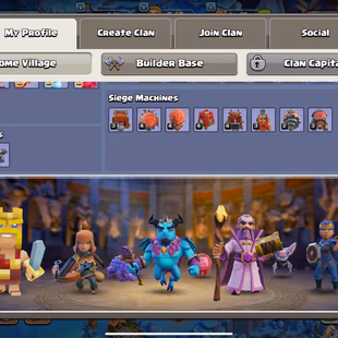 RARE🔥 5084 WAR STAR 💎 TOWNHALL 18 []30 EQUIPMENTS 258 XP  7K LEGEND - 100-100-90-75-50 HERO- RENAME 1K - TREE  - Image 6