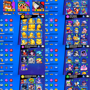 LUXURY 60k TROPHIES 🌟 54 MAX POWER BRAWLER 🔥 97 BRAWLER UNLOCK | 48 HYPERCHARGE | 356 SKIN | INSTANT DELIVERY - Image 4