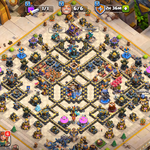 🔥TH 18 ALMOST MAX🔥XP 230-FULL MAX 17-[ 5 EPIC EQUIPMENT MAX-HERO 100-100-90-75-50-MEDALS 420-MAGIK SKINS-BEST DEAL - Image 2