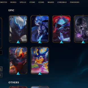 EUW - Unranked - 9 Skin - Level 10 - OE 260 - BE 5591 - RP 25 - Champion 26 - 8 month xp boost - Code1458 - Image 1