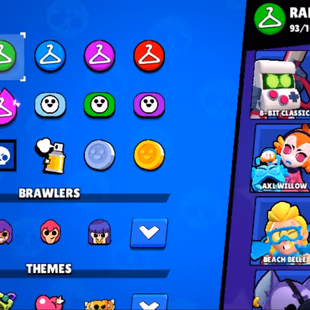 STAR BUSTER SHELLY SKIN - 81 Brawlers - 38 Hypercharged - 63 TOTAL MAX - 71000 Trophies - 300 Skins - Mythic Skins - Image 5