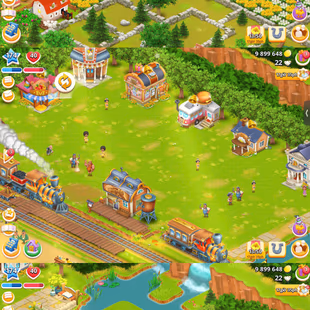 Level 174 | 100 plus 🔴 9.8M Coins 🔴 Barn 10.5K - Silo 4.3K - 14 Town Animals - 4 Grass Horses  - Decoration - 3K Cards - Image 2