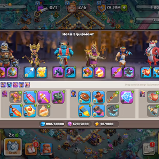 🔥50 SKINS HERO - 10 SKINS MAP 🔥- TH:17 - Lvl:257 - BK:97 - AQ:97 - PC:79 - GW:73 - RC:46 - BEST SELECT - Image 5