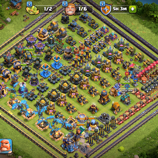 Th18 Almost max | Hero-102-102-80-54 | Equipment-15-Epic Almost Max | XP-212 | Defence Wall Almost Max | NC-Yes | BEST-D - Image 2