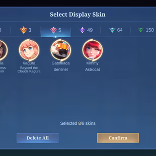 MLBB | 1K Naa | RECALL TAS TAS | LV 76 | TRANSFORMER ROGER + KARINA KOF + 11.11 X.BORG | 125 HEROES | 289 SKINS | MX EMB - Image 6