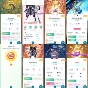 🔥ARMOURED MEWTWO💎LEGACY 50 MEDAL [] CLONE VENU [] SHINY BG ZACIAN [] BANETTE GENGAR [] 20x SL [] LEVEL 70  - Image 1