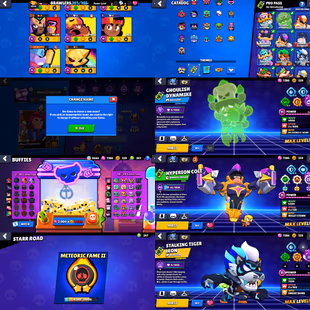 111k TROPHY ALL TIME HIGH 🌟CHALLENGER COLT🌟 TRIXIE COLLETTE | MASTER 2025 | 101 MAX BRAWLER | 87 HYPERCHARGE |499 SKIN - Image 6