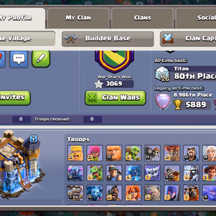 🔥TH 18 ALMOST MAX🔥XP 264-WALLS MAX-6 EPIC EQUIPMENT MAX-HERO 105-105-95-80-55-NC YES-DEFENSE NEAR MAX-BEST DEAL - Image 3