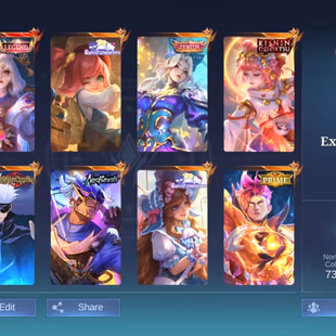 SOLID MAGE SUPPORT ACC || 1 LEG 8 GRAND 10 EXQUISITE || ALMOST EXALTED 2 || EX 93 STAR || 367 SKIN || BEST ACC - Image 1