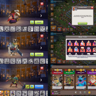 TH12 FULLY MAX-NOTHING LEFT-9X EPIC CLOSE MAX-8X HEROS SKIN-XP-111-NC FREE-BEST DEAL - Image 3