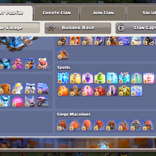 TH 18 FULLY MAX-NOTHING LEFT-XP 263-[ 11 EPIC EQUIPMENT MAX-ALL HERO MAX-649 MEDALA-NC 500-WAR STARS 6029-BEST DEAL - Image 5