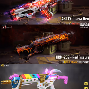 Mythic 🔴 AK117 🔴 GKS : Tactical Unicorn - KRM Red Fissure - D73 - Image 1