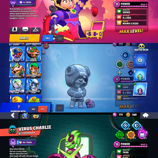 🔥 WEREWOLF LEON | 101.585 TROPHY 🏆 | 100 BRAWLERS | 93 MAXED BRAWLERS | 451 SKINS | FULL MAIL ACCESS | 82 HYPERCHARGED - Image 7