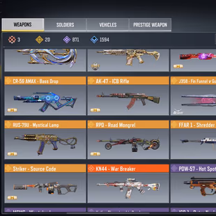 CODM-3X MYTHICAL WEAPON 20X LEGENDARY-1X MYTHICAL WEAPON 3X LEGENDARY-MANY OG SKIN-2020 FRAME - Image 6