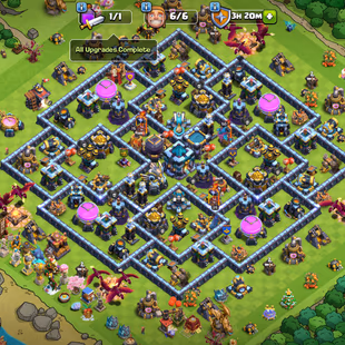 TH 13 PURE MAX | XP 145 | 75-75-50-50-25 | SKINS | 1.5K GEMS | NAME CHANGE AVAILABLE | FULLY ACCESS AND INSTANT DELIVERY - Image 2