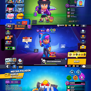 🔥 WEREWOLF LEON | 101.585 TROPHY 🏆 | 100 BRAWLERS | 93 MAXED BRAWLERS | 451 SKINS | FULL MAIL ACCESS | 82 HYPERCHARGED - Image 2