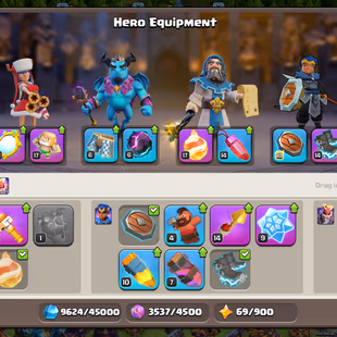 💫[ TH-15 NEAR MAX ]💫 6X EPIC EQUIPMENT || HEROS: 64-77- 40-52-30 || WALLS MAX || NICE DEF - TROOPS || BEST DEAL - Image 6