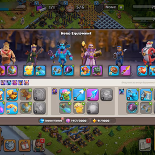 🔥3 HERO MAX - VERY CHEAP - TH:17 - Lvl:230 - BK:93 🥺- AQ:100 - PC:61 - GW:75 - RC:50 - BEST SELECT - Image 6