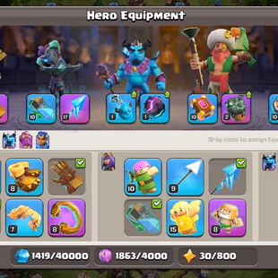 219 🔥 Th16 good defence and troops 🔥 best deal | heros-44-81-50-53-28 | strong troops and defence | nc yes - Image 5