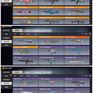 MASTER LEAGUE | LEVEL 400 | 1 MYTHIC GUN | 12 LEGENDARY GUN | 304 EPIC GUN | 144 EPIC SOLDIER | 42 EPIC VEHICLE - Image 3