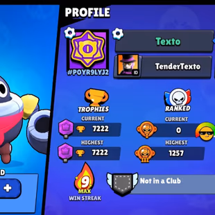 |2in1| BS - CR | 7222 TROPHIES | 32 BRAWLERS | 3 Legendary | 1021 VICTORIES | 53 LVL | 186 GEMS | FULL ACCESS | GIFT - Image 2