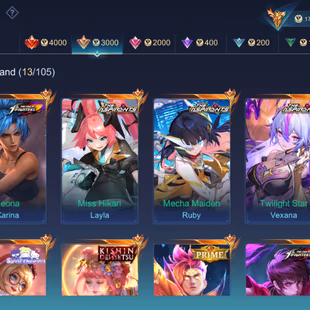 GIRLY ACCOUNT WITH DAZZLING CRYSTAL LOADING EFFECT | 2 LEGEND | 13 GRAND || 16 EXQUISITE | 8 ZODIAC | 7 COLLECTOR MEGA-5 - Image 5