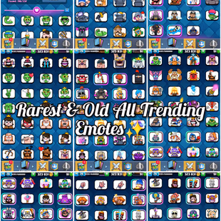 🦄✨GOD 10 YR OLD ACC [ALL 39/39 EVOS 8/8 HERO] 60 ELITES LEVEL 16 CARDS 10.5K TROPHY WORLD RANKED UC KT15 OLD RARE EMOTE - Image 5