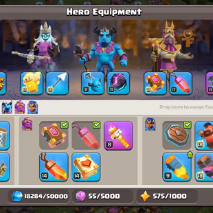 235 🔥 Th16 almost max 🔥 best deal | Th16 max | best equipment | [ heros-90-92-77-70-45 ] | good troops - Image 6