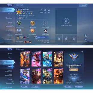 MOONTON | LV 79 | RECALL NEOBEASTS🔥 | COLLECTOR KUFRA🔥 - GAARA VALE - NEW STARLIGHT MIYA | HERO 87 | SKIN 95 | BP 6K - Image 2