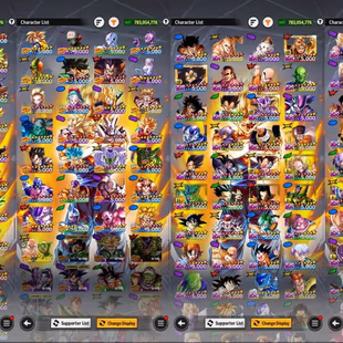 iOS/Android - Global - Level 297 - Crystal 663 - Character 612 - Super Vegito - Majin Vegeta - Gohan - Legends 68 - Code - Image 1