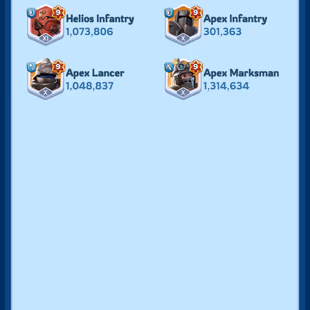 2 - 3 Char | FC 9 (615M) + FC 9 (540M) + FC 8 (395) | VIP 9 | All 1 Helios | 233k Gems | INSTANT DELIVERY!  - Image 3