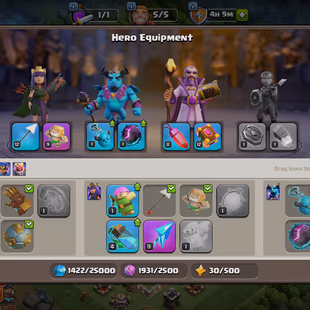 🔥TH 11 FULL MAX || ALL HEROES MAX || 🔥5x EPIC EQUIPMENTS || RENAME AVAILABLE || SUPER ACCOUNT - Image 6