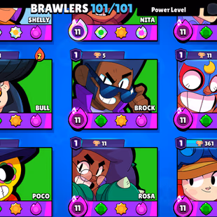 301-GEM | 100.2K TROPHY-490X SKINS | NC AVAILABLE | 101/101 BRAWLER | 98X MAX | 78X HYPER | 3v3 WINS | LOTS OF RARE SKIN - Image 5