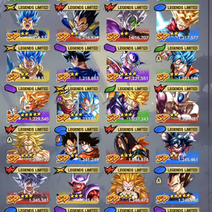 D942-IOS+Android-Good Account-9 UL(SS Goku+Frieza+SS4 Goku+SS4 Vegeta+Goku Uis+Super Vegito)+53 Legends+Vip Equipment - Image 4
