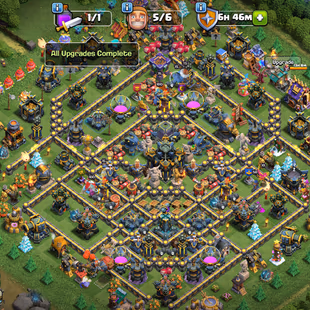 TH 17 Full Max Both Side !! New hero Left !! TownHall Level 17 !! 23500 Gems !! All Epics ( 3 Almost Max ) !! Magic Item - Image 3