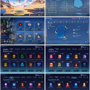 [IOS/ANDROID] CEL LVL 148 | 131 HEROES | 487 SKINS | IMMORTAL 240 HIGH | 2 LEGEND GUSION LUNOX - AURORA COLLECTOR  - Image 5