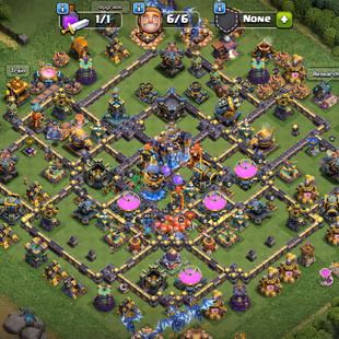 TH 18 ! 5 Epics ! TH 17 Max Walls ! Heroes K-93 AQ-96 MP-40 GW-56 RC-32 ! Namechange 500 ! TownHall Level 18 - Image 1