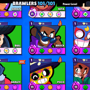 METEOR 3 | 98K TROPHY- 450X SKINS | OLD PIPER SKINS | 101/101 BRAWLER | 98X MAX | 88X HYPER | 3v3 WINS | 847-PINS | - Image 5