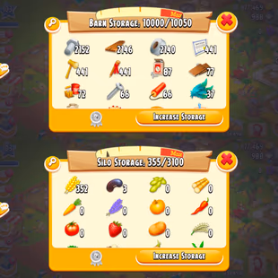 🔥CRAZY DEAL LEVEL 103🔥 BARN 10000:10050 | SILO 355:3100 | 11 MILLION COINS | 988 DIAMOND | CHECK PHOTOS | INSTANT  - Image 2