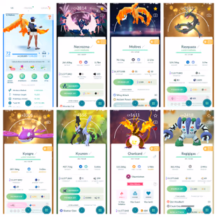 S 2.079 Level 72 Super FusionMoltresNecrozma Kyogre Kyurem Rayquaza gmax Charizard 33 Shiny And Legendary 344 Shiny 374 - Image 2