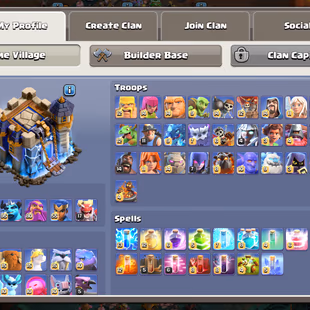 XP 242 | TH18 FULL MAX | DRAGON DUKE LVL 18 | 46 SKINS | NICE EQUIPMENT | 10 SCENERY | FULL MAX BUILDER BASE - Image 4