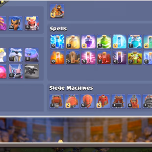 TH 17 3 Hero Max ! Walls Max ! Defense Near Max !! 6k Gems !! 15 Epics ( 4 Epic Max ) Namechange 500 ! TownHall Level 18 - Image 4